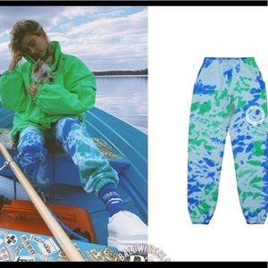 Cherry  LA PYP tie dye sweatpants